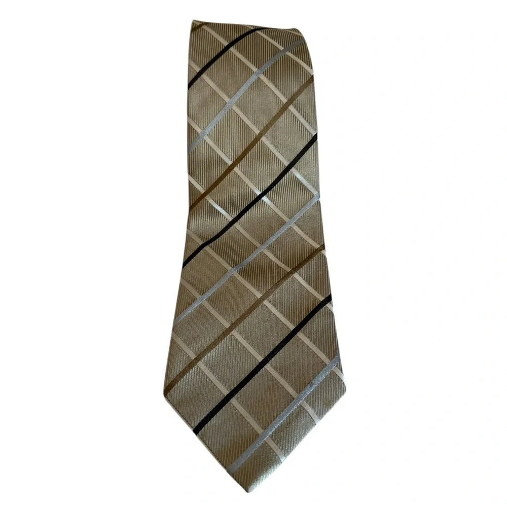 Donald J. Trump Signature Collection 100% Silk Plaid Necktie Tie